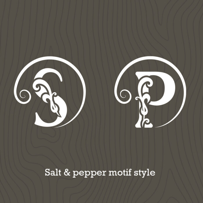 walnut salt and pepper server