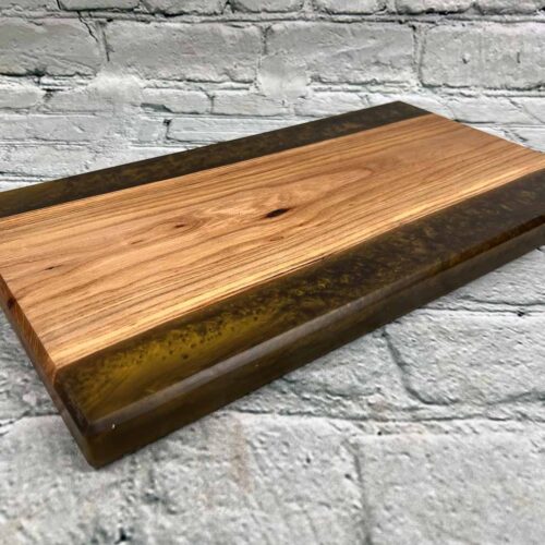 elm and gold pearl chopping board