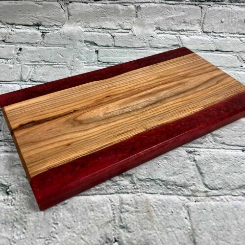 elm russet red chopping board