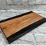 elm black resin chopping board